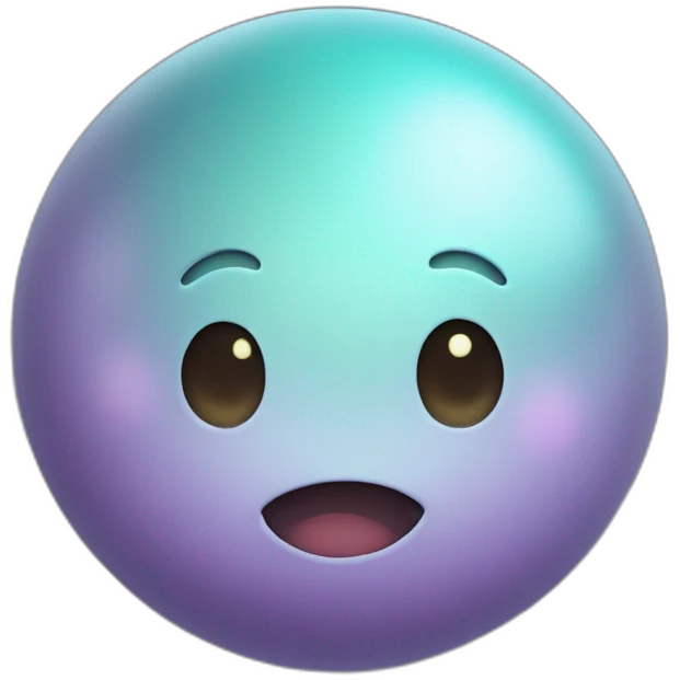 uranus with smiling face emoji