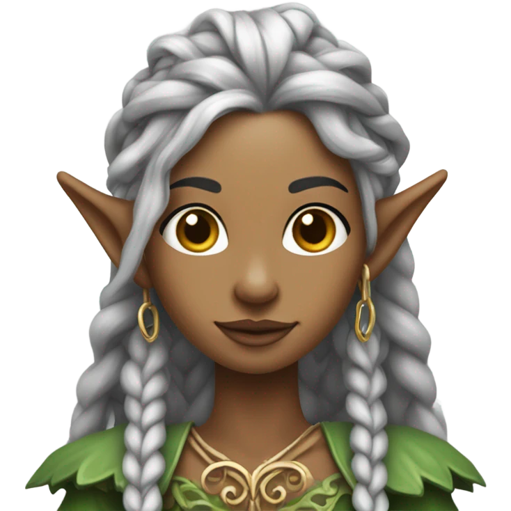 an elf woman login holding a big key emoji