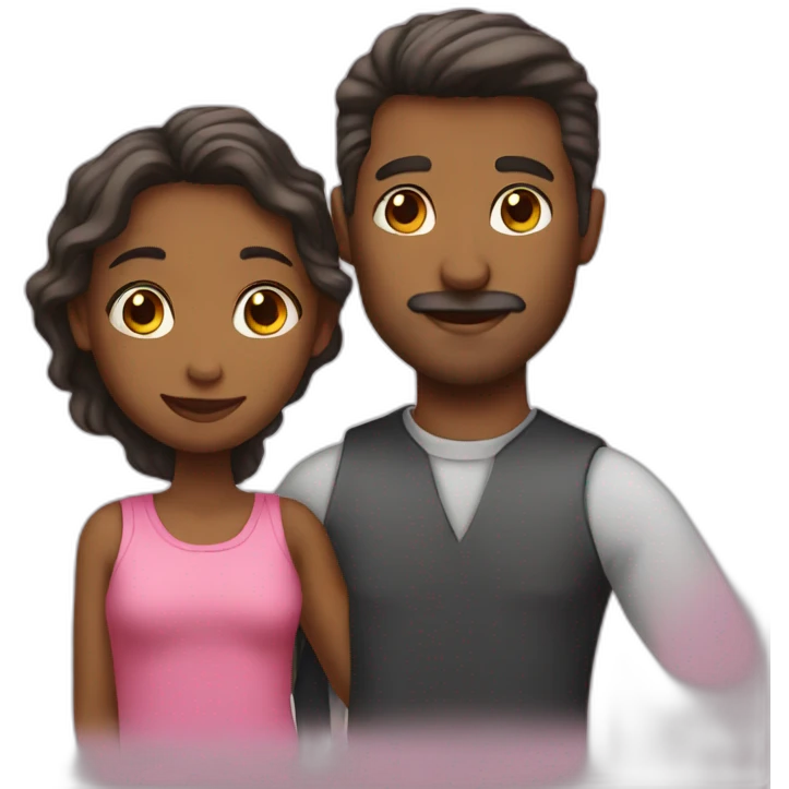 man with girl emoji