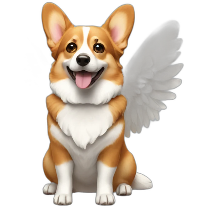 corgi wings emoji