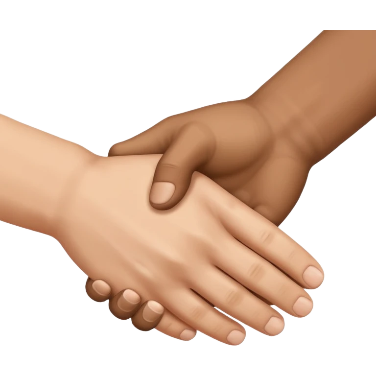 It's a handshake, but only hands emoji