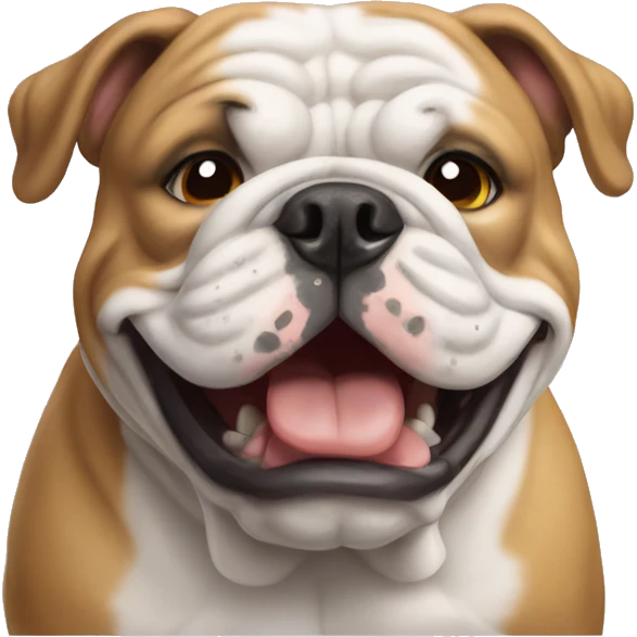 English bulldog  emoji