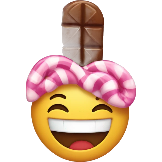 Smiling candy emoji