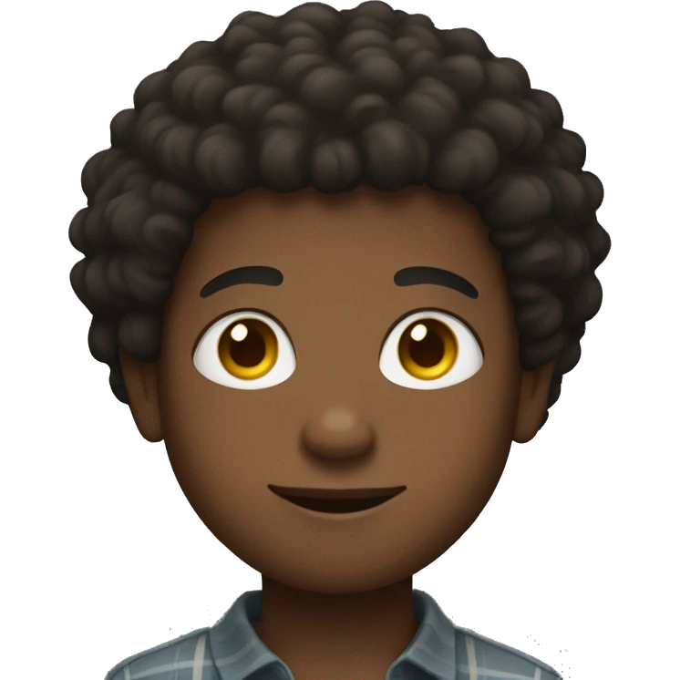 Afro boy  emoji