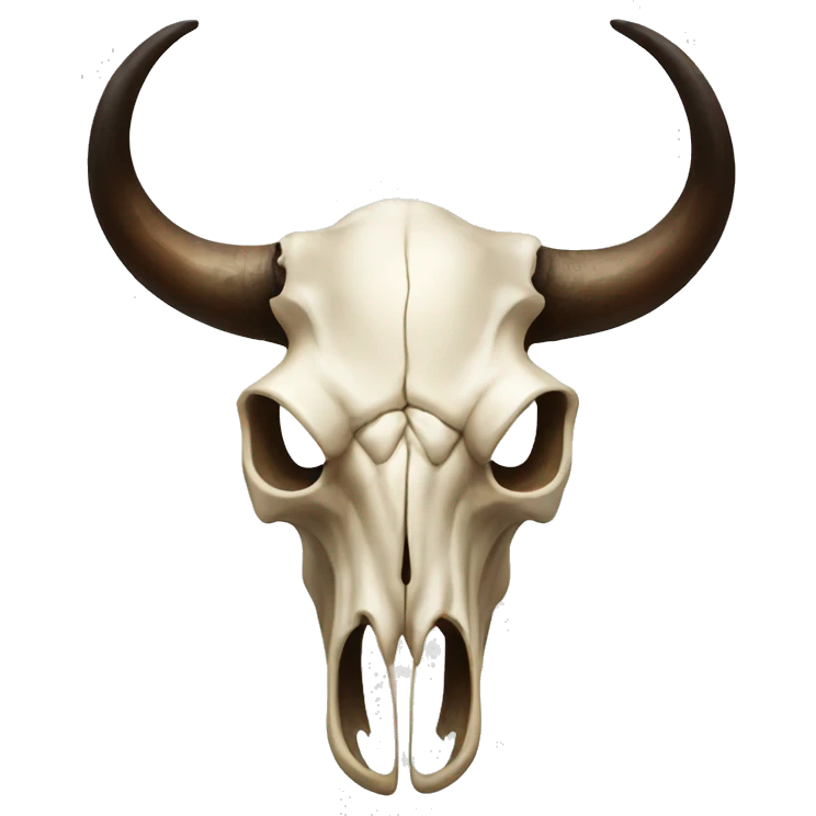Bull skull emoji