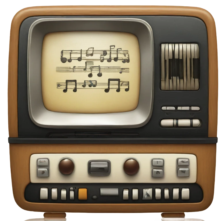 vintage music player emoji