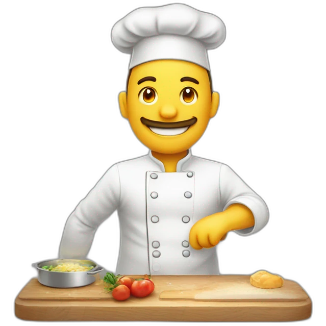 Cooking like a chef i’m a 5 star Michelin emoji