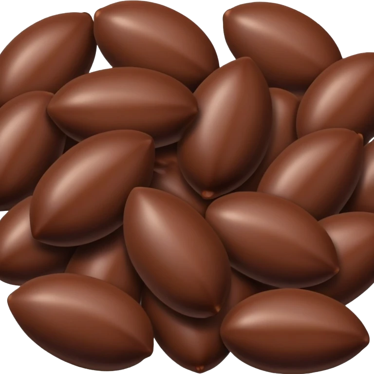 chocolate covered almonds emoji