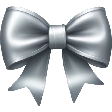 silver bow emoji