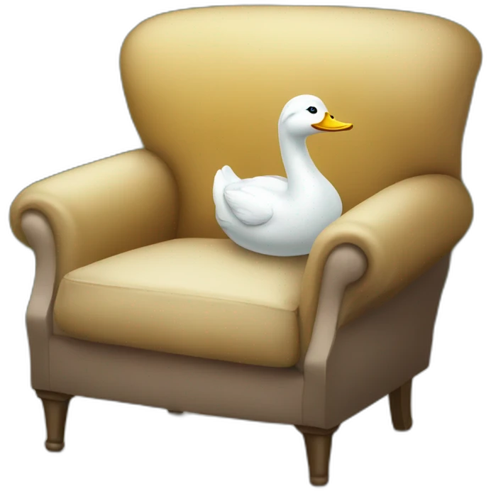 canard sur chaise emoji