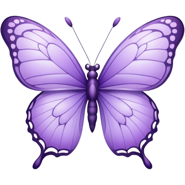 Light purple butterfly  emoji