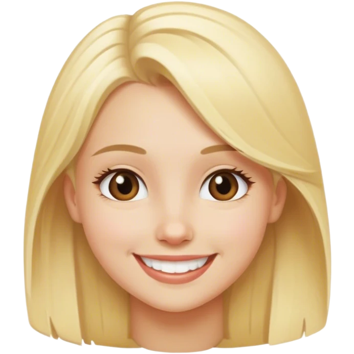 fat blonde girl  emoji