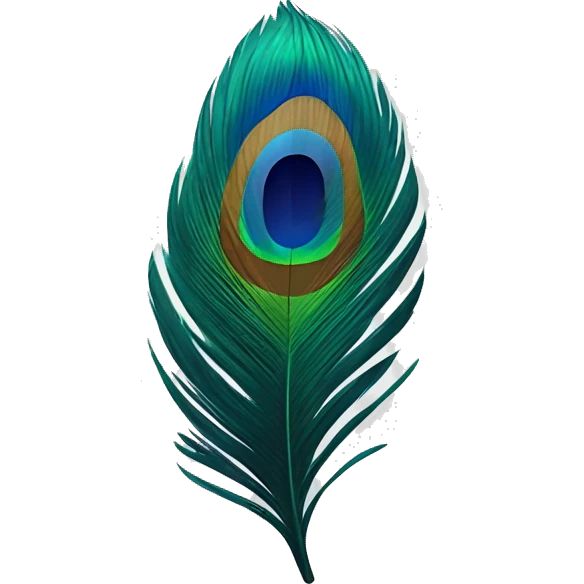 Peacock feather  emoji