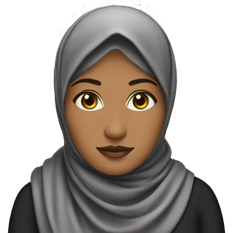 a fat hijabi emoji