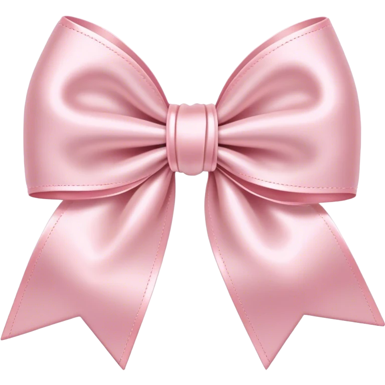 light pink bow on light pink bow emoji