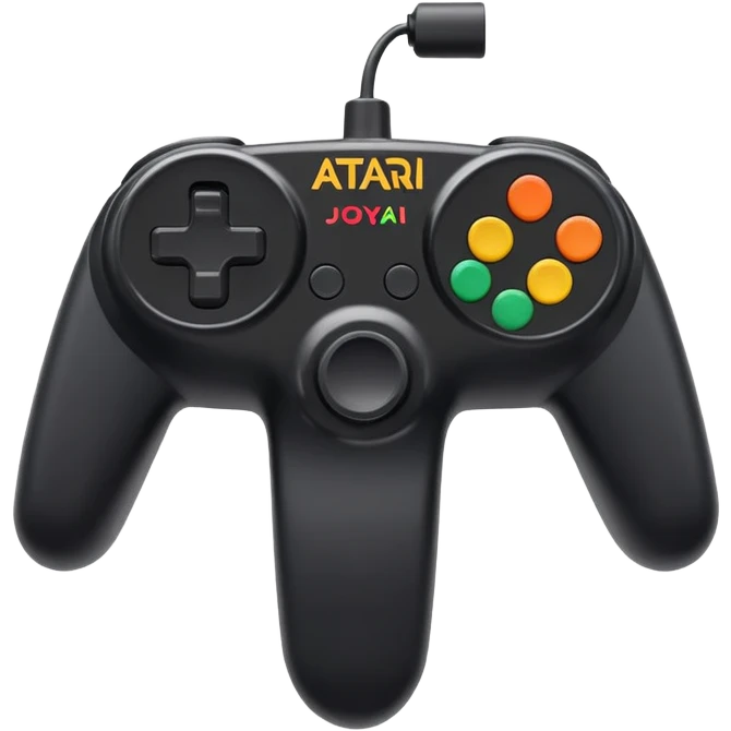Atari joystick controller emoji