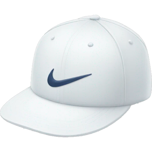 white nike cap emoji