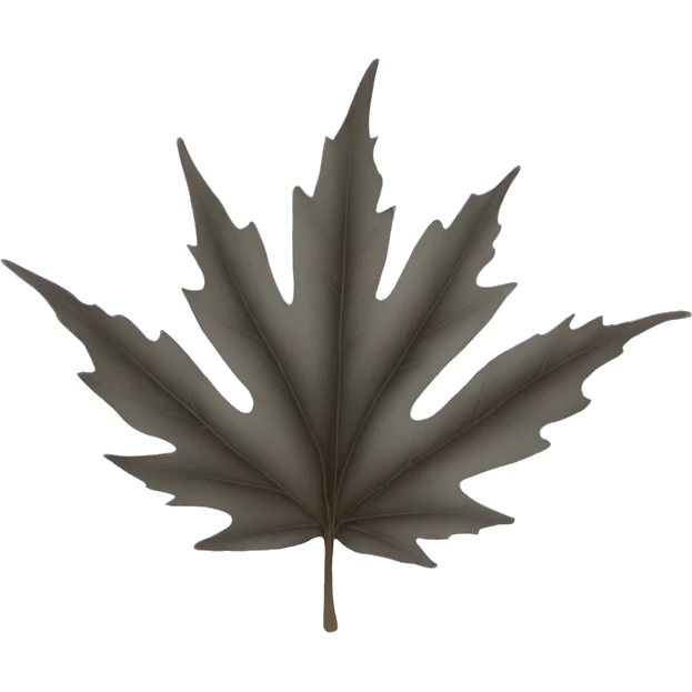 Leaf smoke emoji