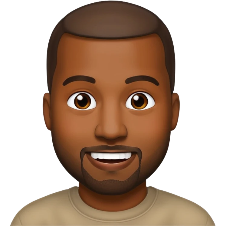 Jaw dropping Kanye emoji