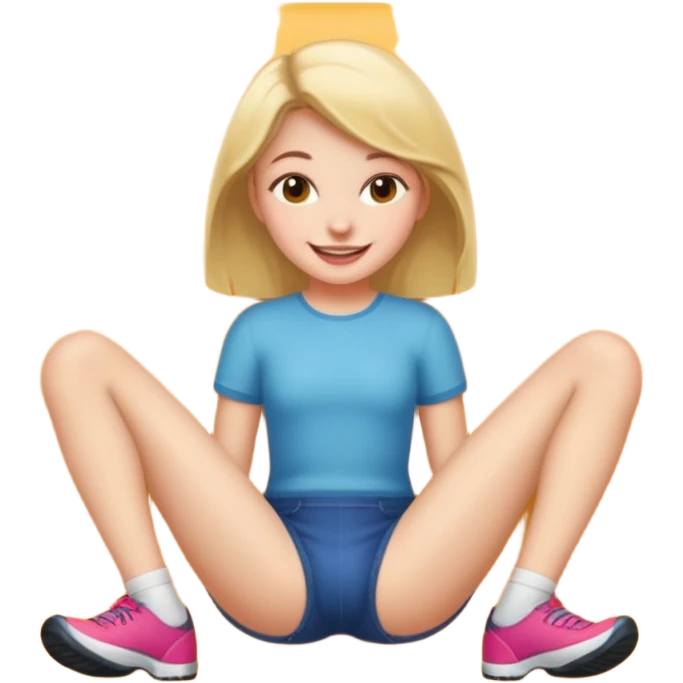 in-between a girls legs emoji