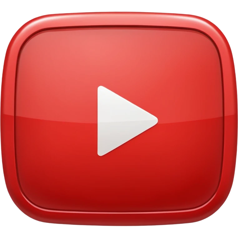 you tube logo play button emoji