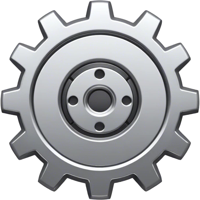 gear emblem emoji