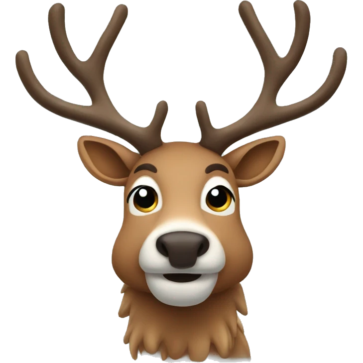 reindeer emoji