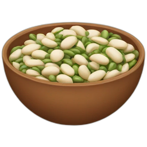 bean dish emoji