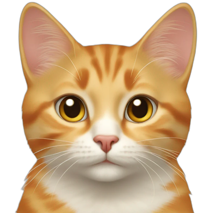 Woman blonde-calico-cat-next-to-an-orange-tabby-cat emoji