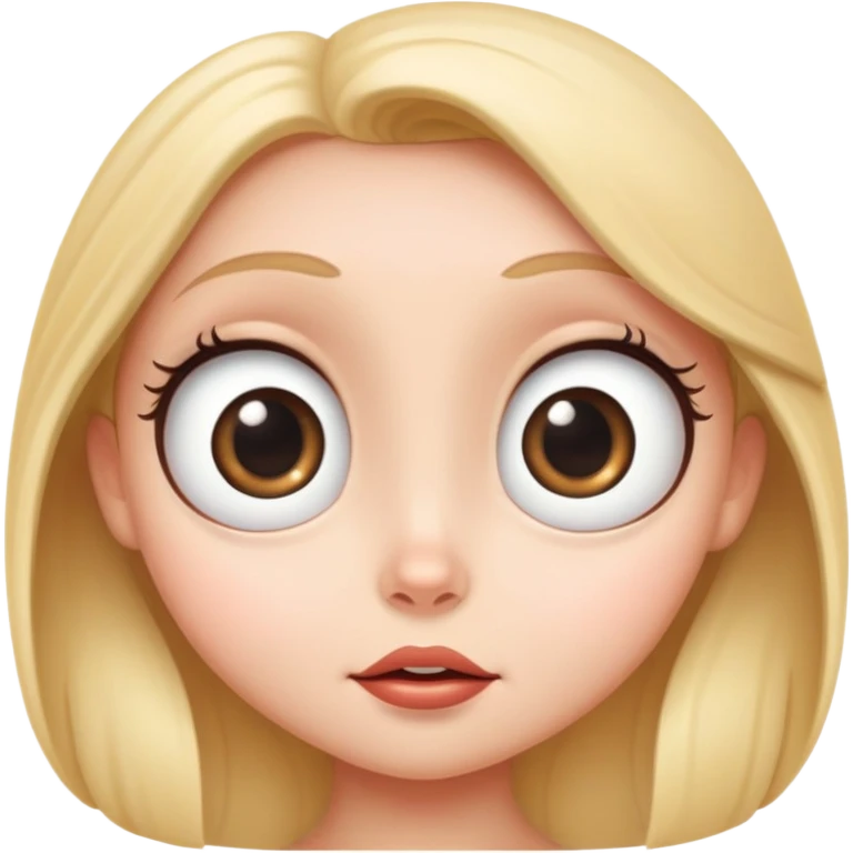 Classic Disney character with big eyes emoji