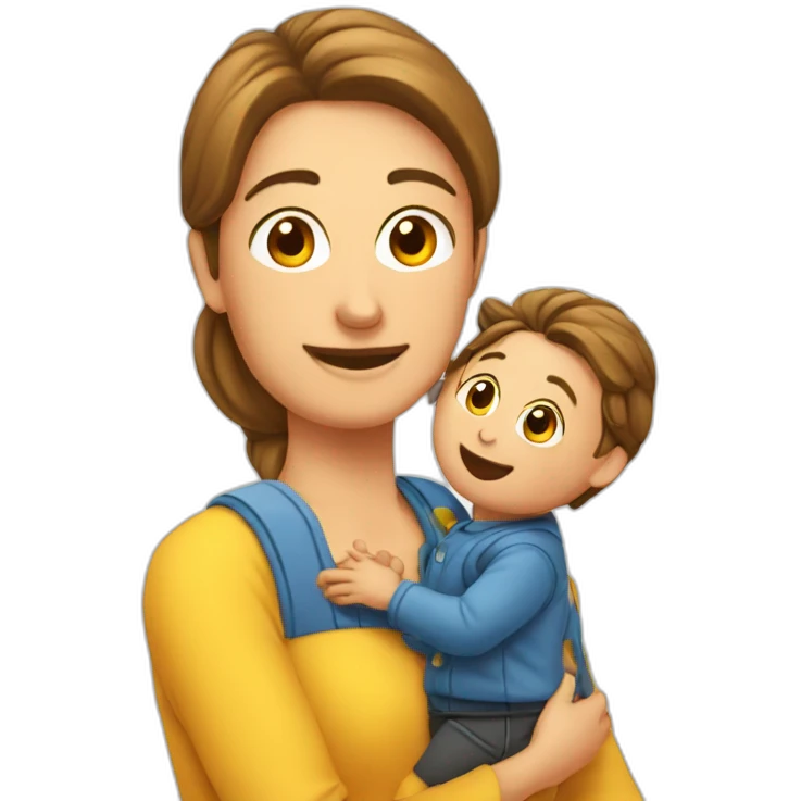 Maman sur papa emoji