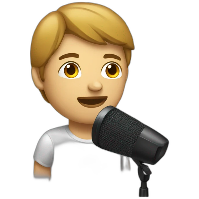 a person recording himself emoji