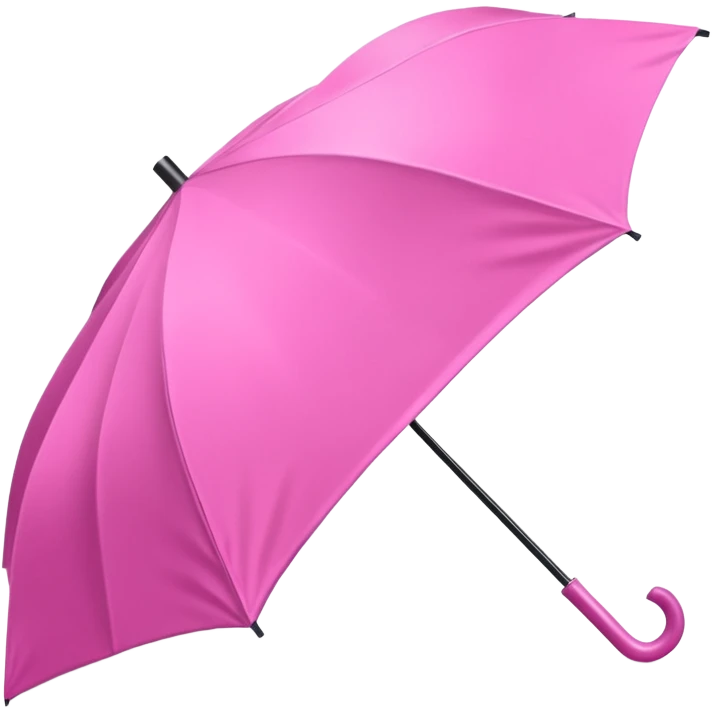 Folded Rain Umbrella pink emoji