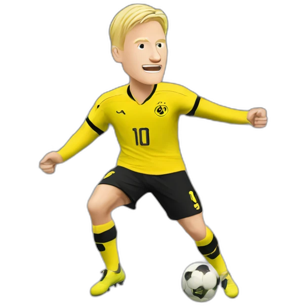 Erling haaland scoring a goal emoji