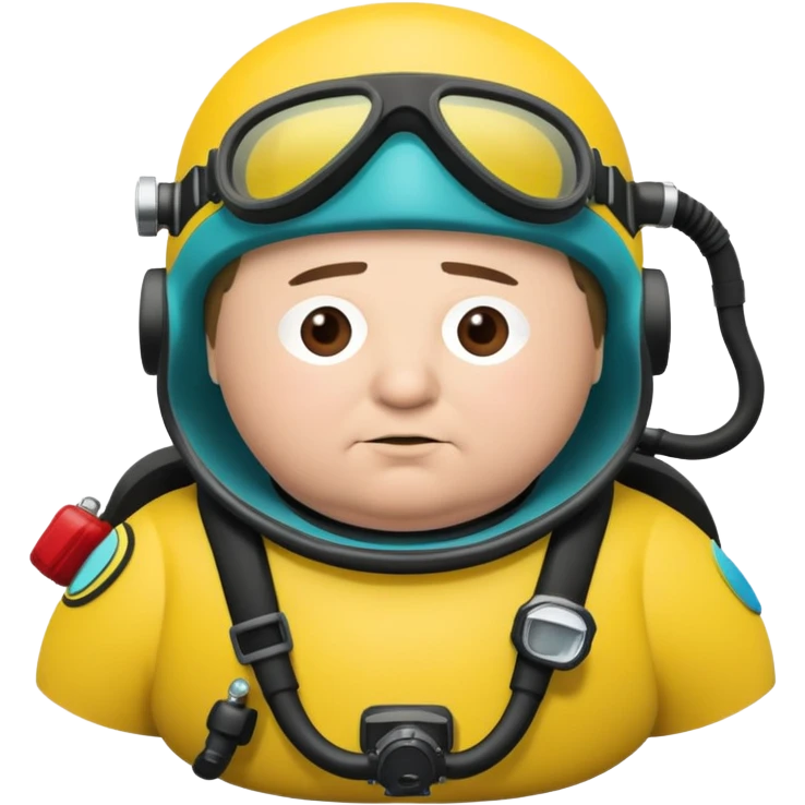 Eric Cartman scuba diving emoji