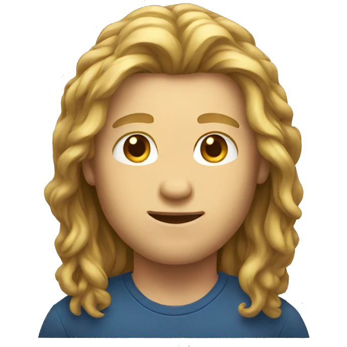 Male long Hair emoji