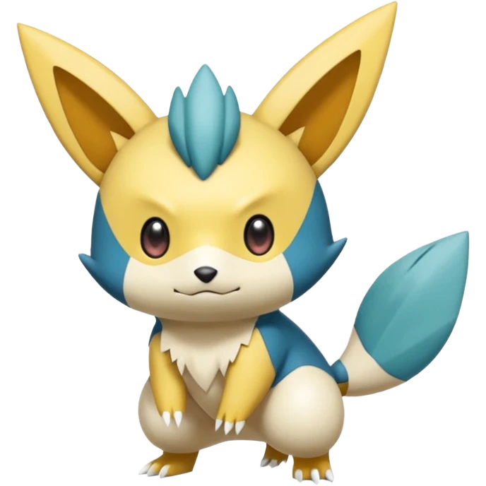 Victini-Pichu-Oshawott-Sneasel-Fakémon-hybrid-creature (full body)  emoji