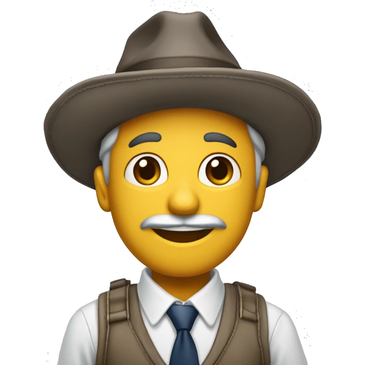 crie uma imagem de umhomem de boné escrito ACEW emoji