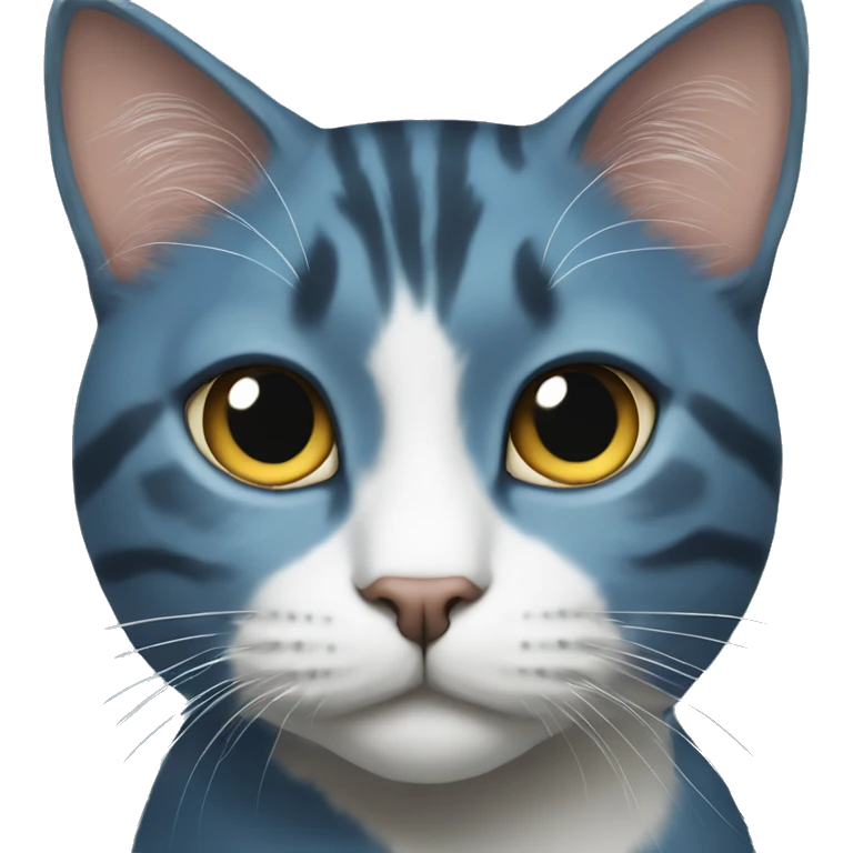 A blue Silverado cat eye  emoji