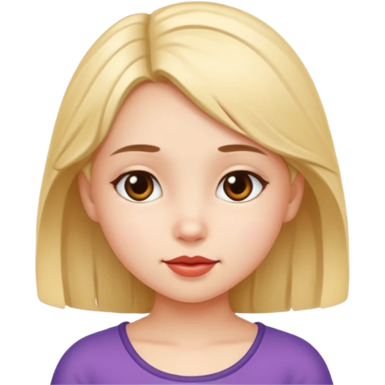 Petite fille coquette emoji