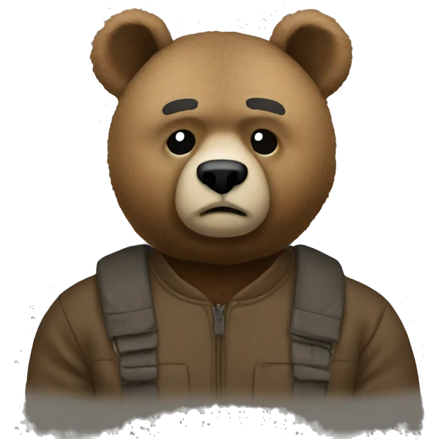 Kanye west bear emoji