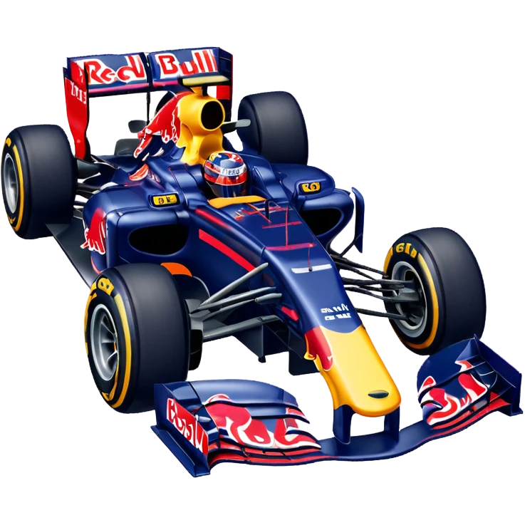 Crea un emoji de carro de red bull f1 emoji