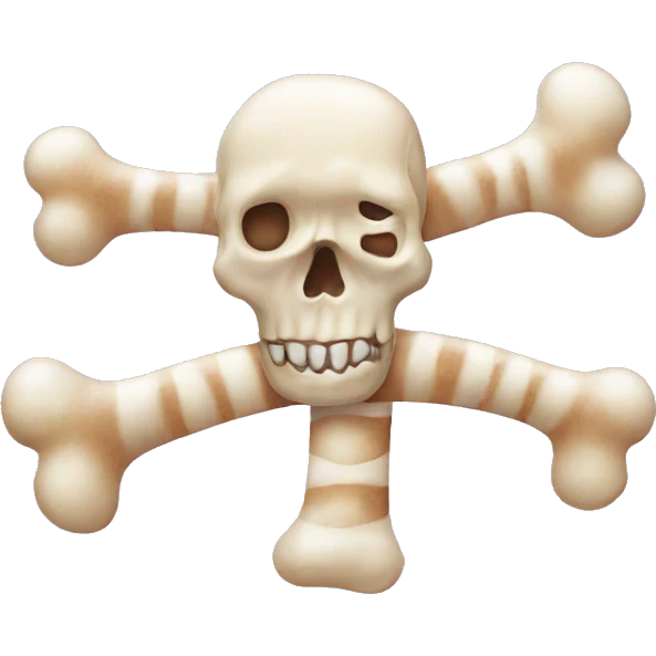 candy bone emoji