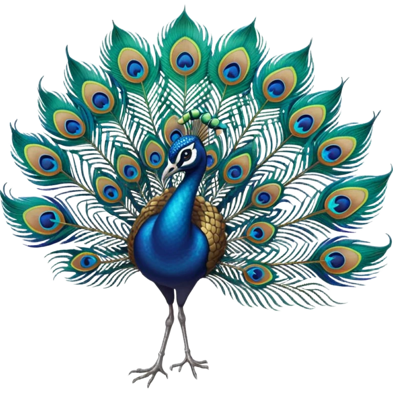 create a single peacock feather emoji just like whaatsapp emojis emoji