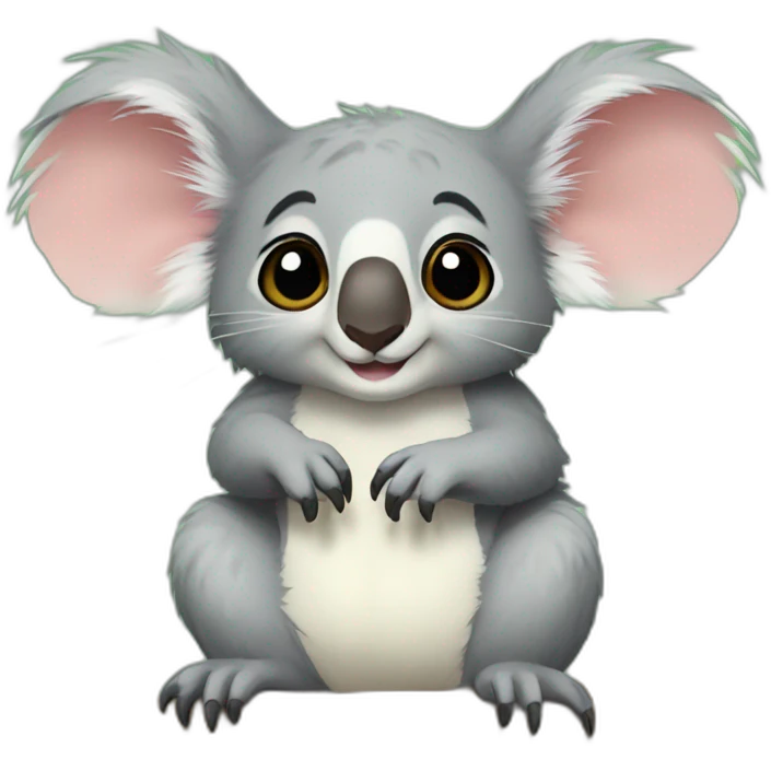 koala-hug-degu emoji