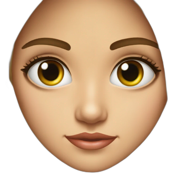 niña hermosa ojos celestes emoji