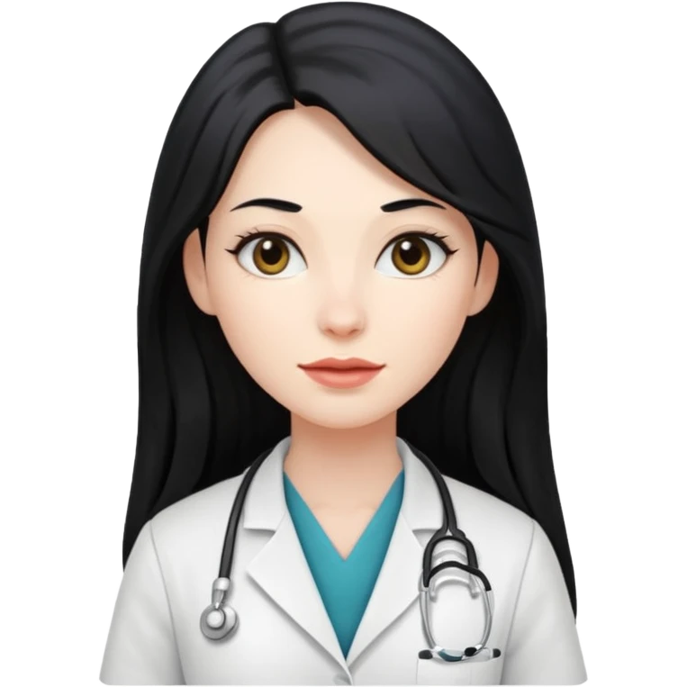  female long haired hotel doctor emoji