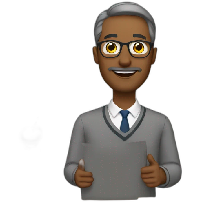 teacher teaching emoji