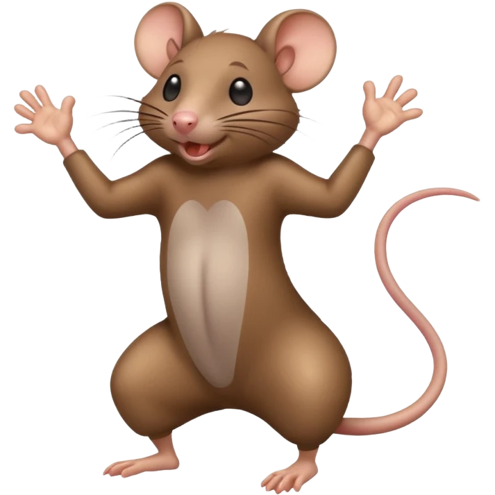 Twerking rat emoji