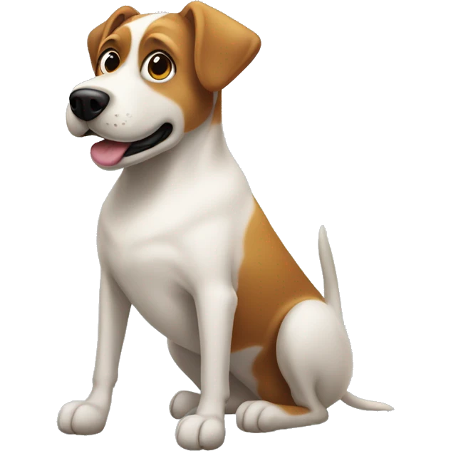 DOG WITH ONE LEG IN WELCHAIR emoji